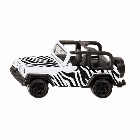 Autko samochodzik Siku Jeep Wrangler Safari biały czarny - model samochodu.