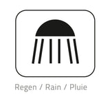 Knight Rain Shower Set Mauritius Chrome