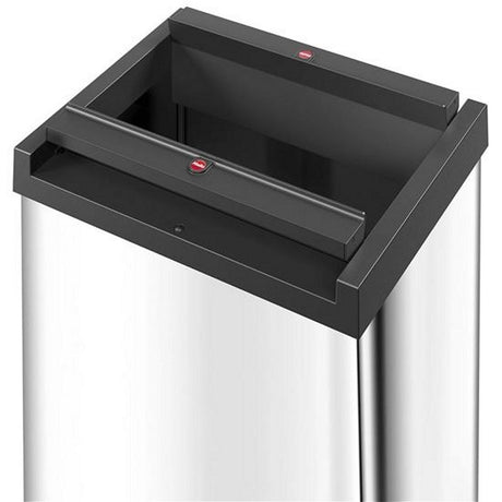 Kosz na śmieci Hailo 0840-121 srebrna huśtawka big-box l