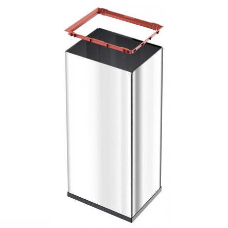 Hailo 0860-211 Big-Box swing xl kosz na śmieci 52l ze stali nierdzewnej