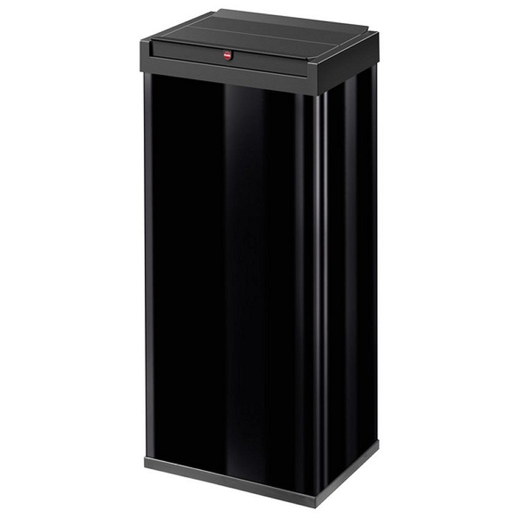 Kosz na śmieci Hailo 0860-241 czarna huśtawka big-box xl