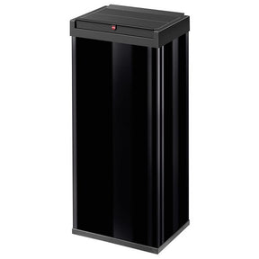 Kosz na śmieci Hailo 0860-241 czarna huśtawka big-box xl