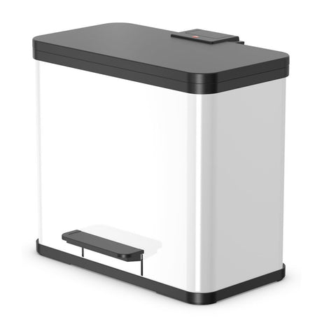 Hailo 0630-230 OKO DUO PLUS L Pedal Busket 17+9L White Black