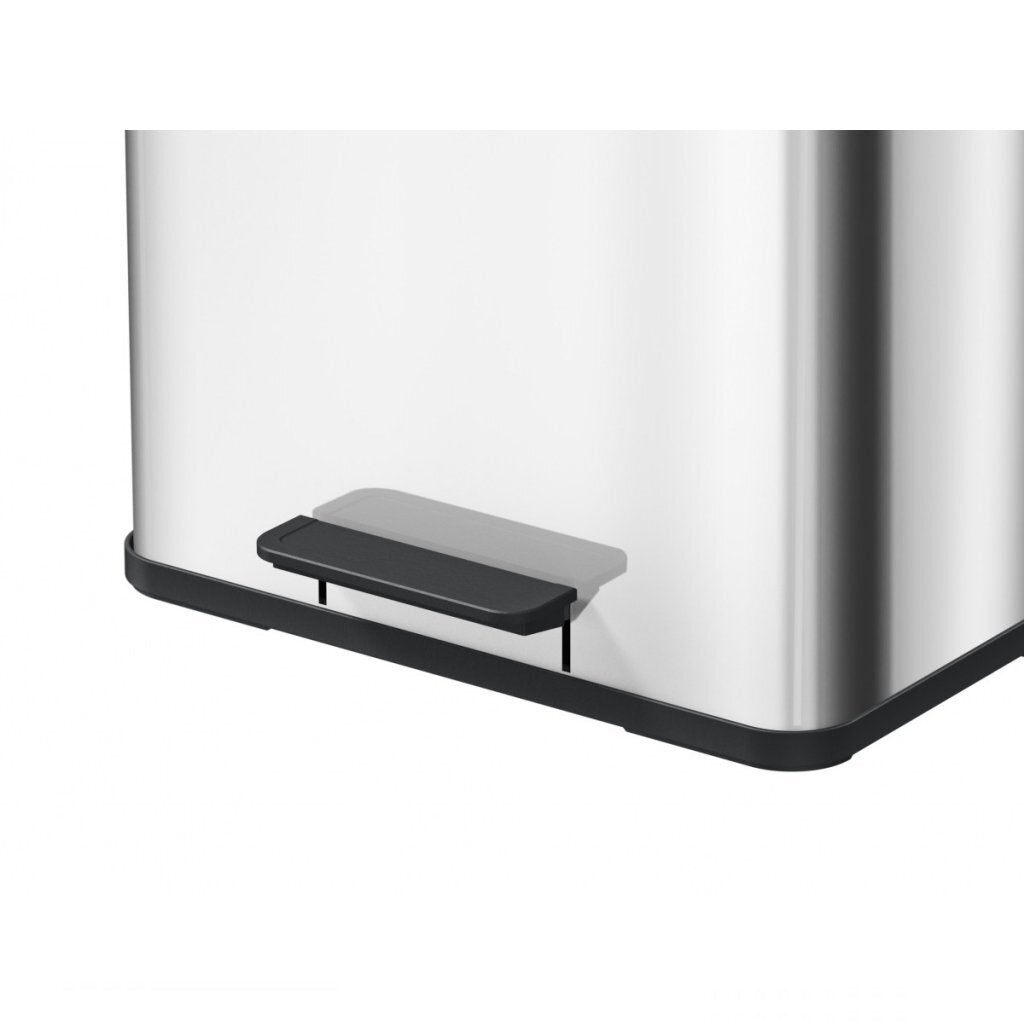 Hailo 0633-230 Öko Trio Plus Pedal Bin 3x9l White