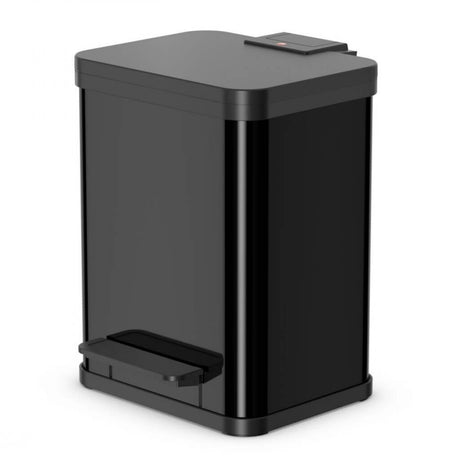 Hailo 0619-260 öko uno plus m kosz na śmieci z pedałem 17 l, czarny