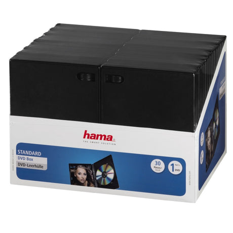 Hama DVD box czarny 30-pak czerwony