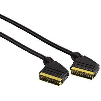 Kabel Hama Scart 21p, pozłacany, 1,5m