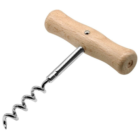 Korkociąg Fackelmann podstawowy 10,5 cm drewno chrom