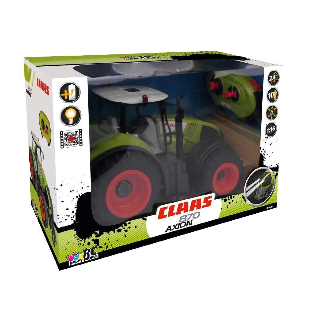 Traktor Happy People rc Claas Axion 870 ze światłem 1:16