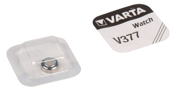 Bateria guzikowa Varta v377 srebrna