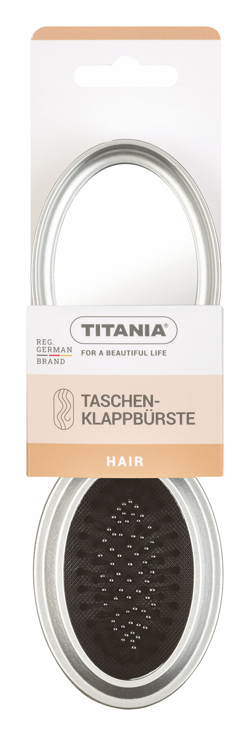 Titania kam opvouwbaar met spiegel