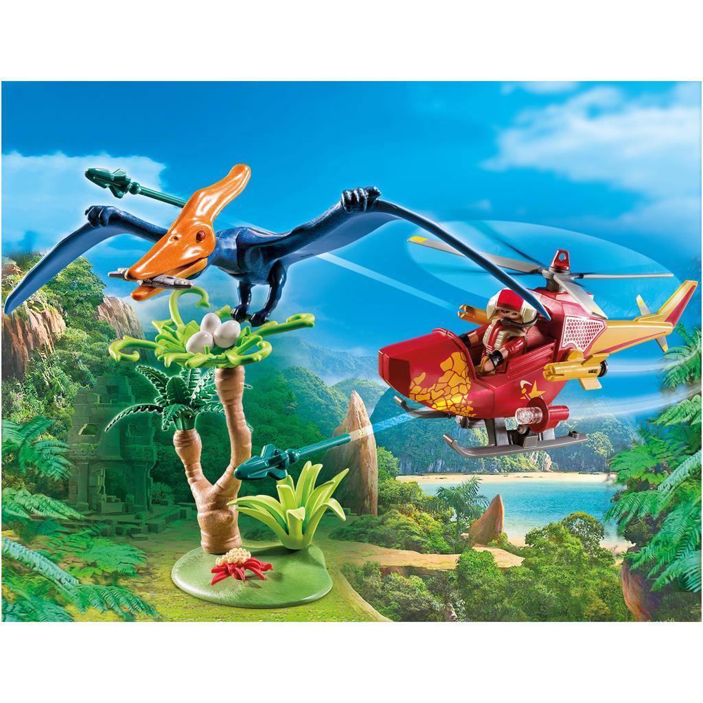 Playmobil 9430 Helikopter odkrywców z pteranodonem