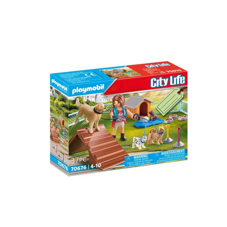 Zestaw upominkowy Playmobil 70676 City Life Trener psów
