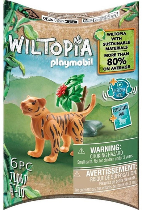 Playmobil Wiltopia mały tygrysek. 7x12cm