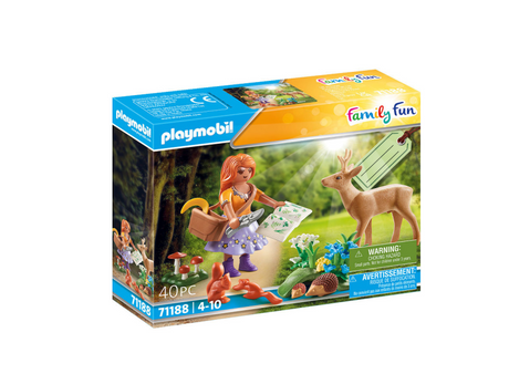 Playmobil rodzinna zabawa zielarz z jeleniem - 71188