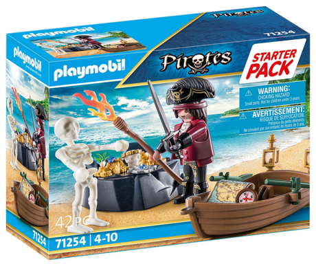 Playmobil Startterpack Pirate z wioślarstwem 71254