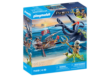 Playmobil Pirates walczą z gigantycznym Ooctopus 71419