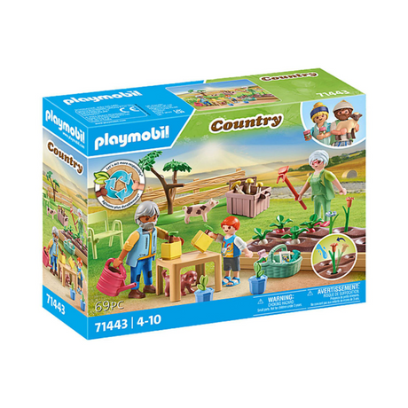 Playmobil wiejski idylliczny ogród warzywny u dziadków - 71443