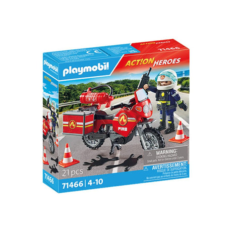 Playmobil 71466 Action Heroes Fire Brigade na miejscu wypadku
