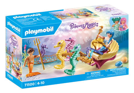 Playmobil Princess Mermaid Sea Headeer Powóz