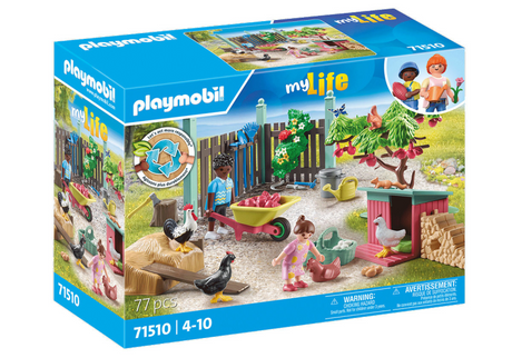 Playmobil MyLife Mała farma kurczaka w ogrodzie