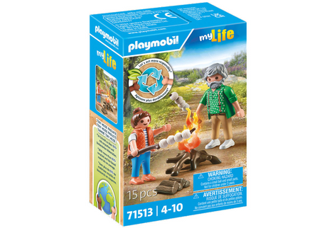 Playmobil My Life Camp Fire with Marshmallows - 71513