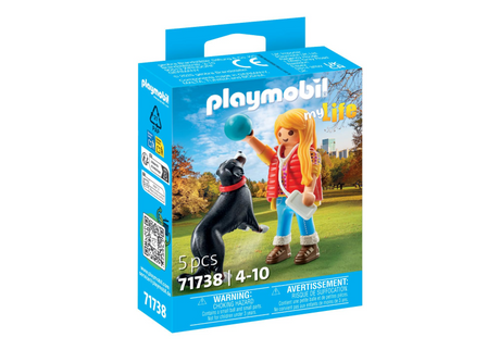 Playmobil 71738 kobieta z psem pasterskim