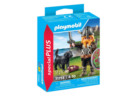 Playmobil Special Plus Viking z psem stróżującym 71755