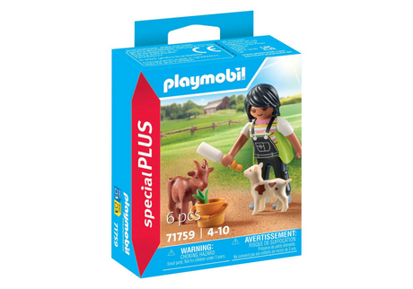 Playmobil 71759 kobieta z kozami | 2 szt