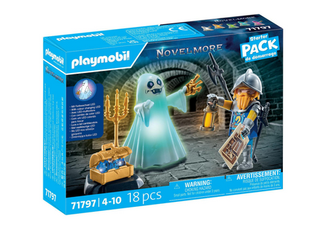 Pakiety startowe Playmobil Ghost i Novelmore Knight 71797
