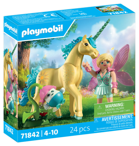 Playmobil 71842 kolekcjonerski kwiat słońca jednorożca z wróżką | 2 szt