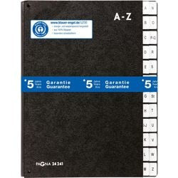 Strona segregatora w kolorze czarnym a4