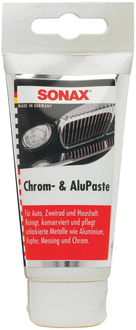Sonax pasta polerska chrom alupaste pasta chromowa 75 ml aluminiowa tubka