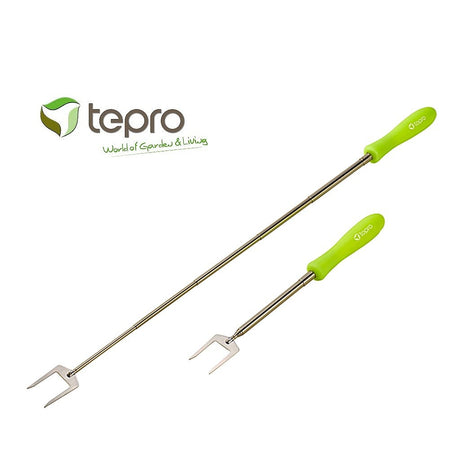 Tepro 8237 2 teleskopowe szaszłyki do grilla 33-82 cm zielone