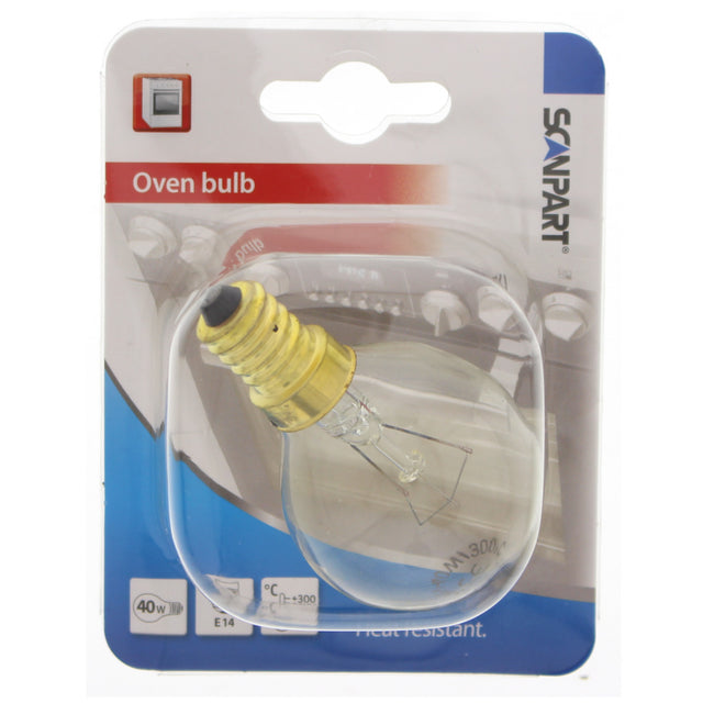 Scanpart 1100000001 f126 lampa do piekarnika e14 40w 300gr. kula