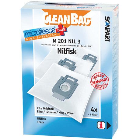 Scanpart m201nil3 worek na kurz z mikropolaru nilfisk king micro pl