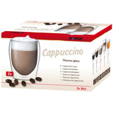 Scanpart dwuścienne szklanki do kawy 300 ml - cappuccino - szklanka do kawy dwuścienna - 2 sztuki