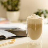 Scanpart dwuścienne szklanki do kawy 300 ml - cappuccino - szklanka do kawy dwuścienna - 2 sztuki