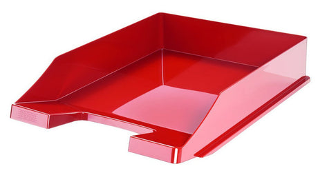 Han ha-1027-s-17 Taca na listy A4, standardowa, plastikowa, czerwona