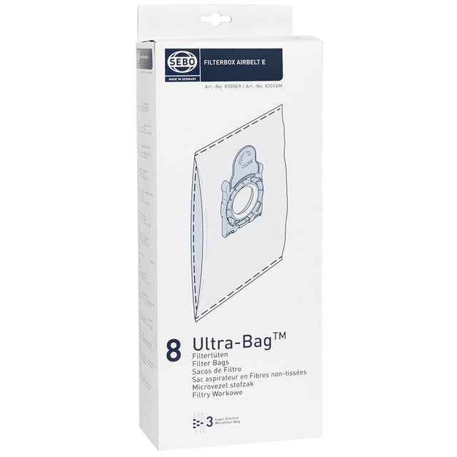 Pas powietrzny z workiem na kurz Sebo e 8