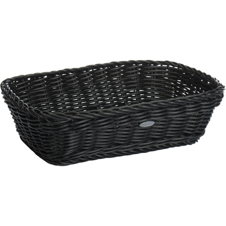 Westmark saleen broodmand rechthoek 31x21x9cm - zwart