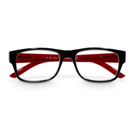 Okulary do czytania Hama +2.0 dtp czarno-czerwone
