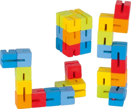 Puzzle w kształcie kostki Goki. 14,5cm. 4+