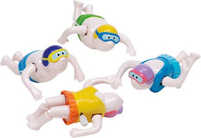 Pływak z silnikiem nakręcanym. 8cm. 4 kolory