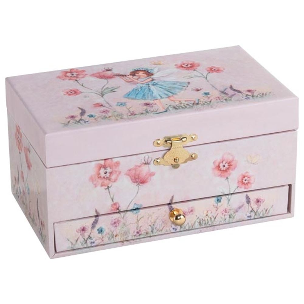 Elf z pozytywką Goki z szufladą. 19x11,2x9,8 w