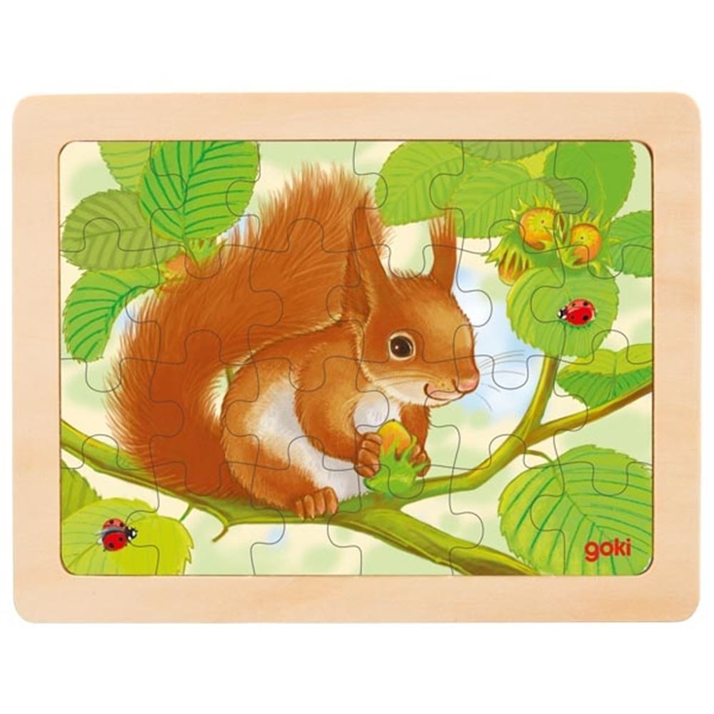 Puzzle ze zwierzętami leśnymi. 5 różnych 24 części s. 15