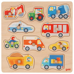 Tło puzzle. pojazdy. 10 de
