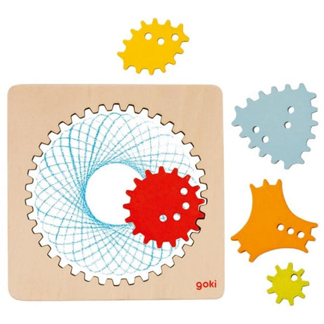 Spirograf Goki. 13x13x0,5cm. 4+