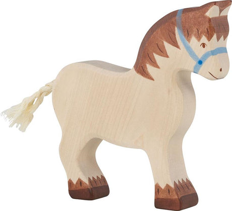 Koń pociągowy Holztiger. 15cm.