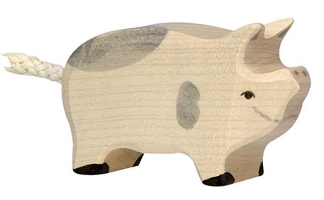 Świnia Holztiger, cętkowana. 6,5cm.